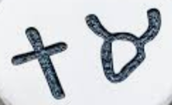 A group of black crosses Description automatically generated